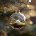 Clear Plastic Christmas Ball Baseball Rugby Plastic Transparent Pendant Ball Christmas Tree Pendant Xmas Tree Decoration Cover. 
