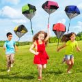 6/12PCS Parachute Toy Tangle Free Outdoor Flying Parachute Hand Throw Flying Toys for Spring Children's Day Kids Party Favors. 