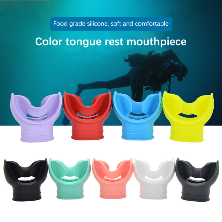 Silicone Snorkel Mouthpiece Comfortable Scuba Diving Regulator