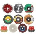 4 INCH OR Baby Angle Grinder Accessories Wood & Marble Cutting Flap Discs (Set of 10 Tools) Power & Hand Tool Kit. 