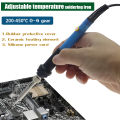 Adjustable Temperature Electric Soldering Iron 220V 110V 60W Welding Solder Rework Station Heat Pencil Tips Repair Tools. 