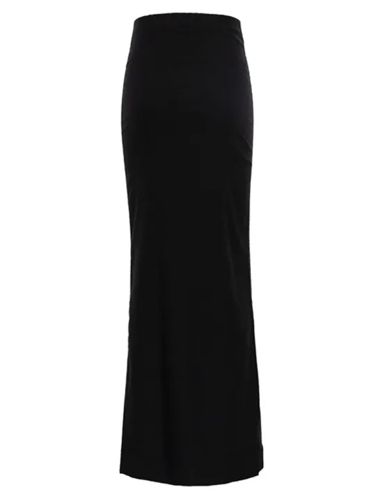 Fashion%20For%20Women%20Black%20Long%20Skirts%20High%20Waist%20Slim%20Seamless%20Elegant%20Ladies%20Gown%20Casual%20Summer%202024%20New%20Female%20Maxi%20Skirts%20-%20Image%205