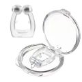 2PCS Anti Snoring Breathe Easy Sleep Nose Clip Snore Stopper Aid Nasal Congestion Aid No Strips Cones.