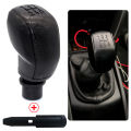 New Chrome Car ABS Gear Shift Knob Manual 5 Speed For Peugeot 106 107 206 207 306 307 308 3008 406 5008 605 807. 