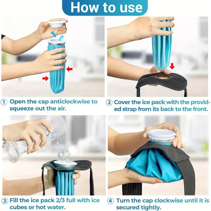Ice%20Bag%5B6",%209"%20&11"%20%5D%20Hot%20and%20Cold%20Reusable%20Ice%20Bag,%20Elastic%20Breathable%20Support%20Wrap%EF%BC%8C(for%20Hot%20Therapy%20is%2050-60%E2%84%83)%20-%20Image%203