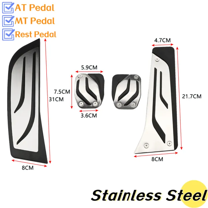 RHD%20Footrest%20Pedal%20Pad%20Cover%20for%20BMW%20F20%20F30%20F31%20316i%20320i%20328i%201%203%204%20Series%20Sport%20Gas%20Brake%20Foot%20Pedal%20Cover%20Rest%20Pedals%20Kit%20-%20Image%202