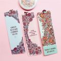 Set of 3 Floral Bookmarks | Beautiful High Quality Bookmarks | Bookmark Laminated | Waterproof Bookmark | Doodle Bookmark | Doodley Designs | Reader | Reading | Book Reads Bookmark |. 