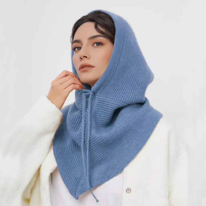 Winter%20Balaclava%20Hat%20Scarf%20for%20Women%20Knitted%20Hooded%20Caps%20Outdoor%20Warm%20One-Piece%20Neck%20Collar%20Beanies%20Hats%20for%20Girls%20-%20Image%203