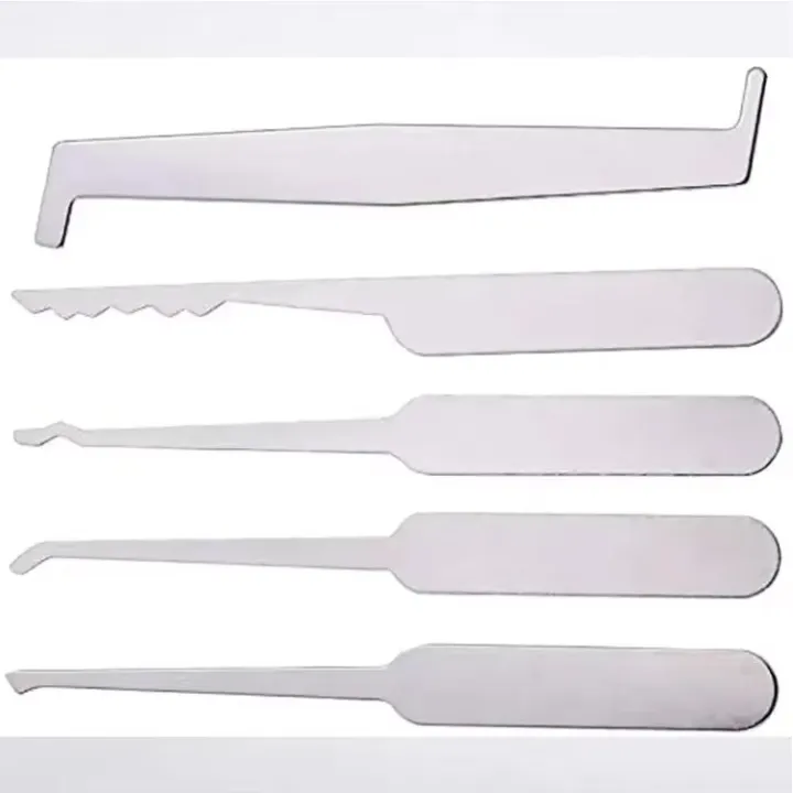 36pcs%20Spring%20Steel%20Lock%20Craftsman%20Practice%20Tool%20Single%20Hook%20Lock%20Training,%20Unlocking%20Key%20Extractor%20Door%20Opening%20Tension%20Wrench%20K%20-%20Image%203
