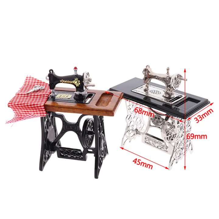 1:12%20Dollhouse%20Decor%20Miniature%20Furniture%20Wooden%20Sewing%20Machine%20for%20Dolls%20House%20Toys%20-%20Image%205
