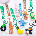 Italian Brainrot Keychain Tralalero Tralala Tung Tung Tung Sahur Ballerina Cappuccino Toy Keychains Bag Pendant Decor Gift. 