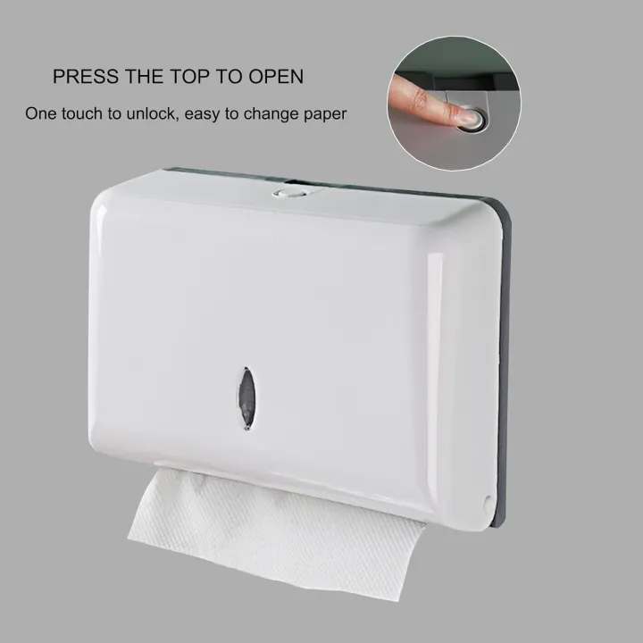 Tissue%20box%20holder%20paper%20towel%20dispenser%20wall%20mounted%20for%20bathroom%20and%20kitchen%20white%20color%20AZ%20-%20Image%206