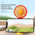 Mini Cute Rechargeable USB Handheld Fan & Mobile Stand – Portable Desktop Fan for On-the-Go. 