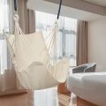 1pc Leisure Fabric Hammock Chair Outdoor Swing Chair Hammock Dormitory Hammock Chair Anti Rollover Hammock(With Storage Bag. 