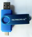 Microdrive 8gb/16gb/64 gb/128 gb Type C /Usb Dual Mode Pen Drive. 