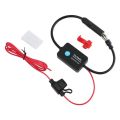 Auto Car Radio FM Antenna Signal Booster Amplifier ANT-208 Enhancer Device Android Player Antenna Signal Booster 12V FM/AM Car A. 