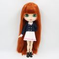 ICY DBS Blyth Doll 1/6 bjd toy 30cm red brown Hair white skin joint body matte face girl ob24 anime doll.