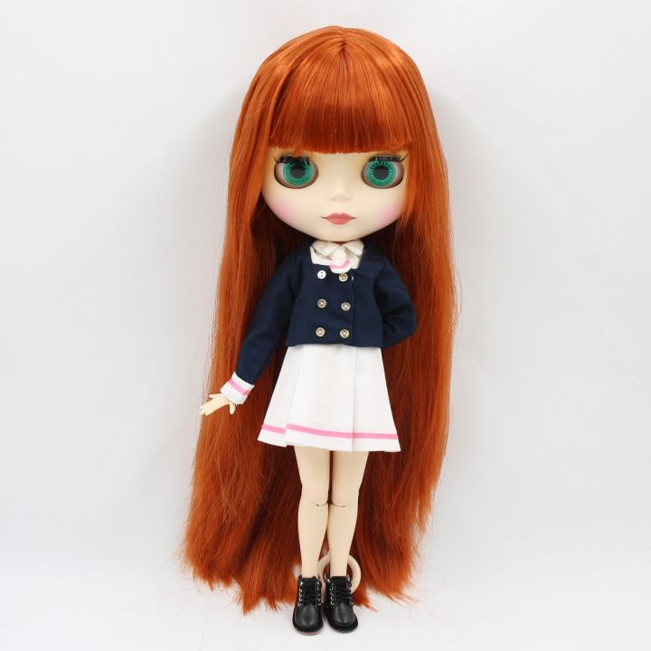 ICY%20DBS%20Blyth%20Doll%201/6%20bjd%20toy%2030cm%20red%20brown%20Hair%20white%20skin%20joint%20body%20matte%20face%20girl%20%20ob24%20anime%20doll%20-%20Image%202