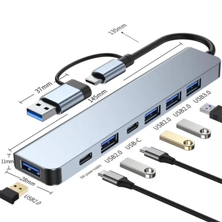 USB%20C%203.0%20HUB%20Type%20C%20to%20Multi%204K%20HDMI%20Monitor%20Video%20Converter%20RJ45%20Ethernet%20VGA%20PD%20Power%20Adapter%20Docking%20Station%20Laptop%20Splitter%20-%20Image%205
