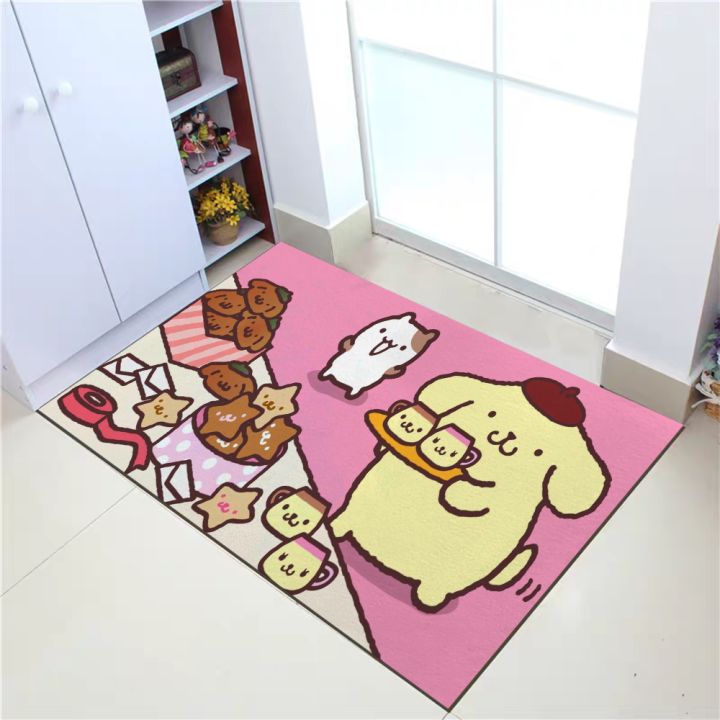 Kitchen Floor Mat Pompompurin Rug Anti Slip Mat Non Slip Carpet Entrance Door Mats Welcome Home Living Room Rugs Doormats Foot