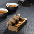 ZiSha Tea Pet Purple Clay Tea Pet Little Pigs Drink Water Chinese Crude Pottery Kung Fu Tea Set Home Decoration Tea Accessories. 