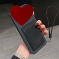 Case for Google Pixel 10 Pro 9 8 Liquid Silicone Card Holder Soft Phone Skin Cover 10 Pro XL Shockproof Back Pocket Wallet Funda.