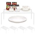 Kitchen Storage Iron Inside Cabinet Rack In Black, Multi-purpose Space Saving Home and Kitchen Accessories Organizers Shelf. 