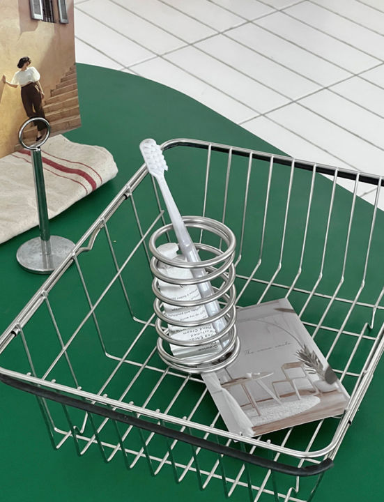 Toothbrush%20Stainless%20Steel%20Holder%20Metal%20Bathroom%20Accessories%20Tool%20for%20Toothpaste%20Makeup%20Brush%20Storage%20Rack%20Home%20Decoration%20-%20Image%203
