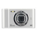 4K Digital Camera 2.4 Inch IPS Screen Campus Selfie Mini Retro Camera Front Rear Cam Entry-Level Small Students Selfie Camera. 