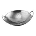 Stainless Steel Wok, Deep Frying Pan, Conduction Drawing Wok, Chinese Wok,. 