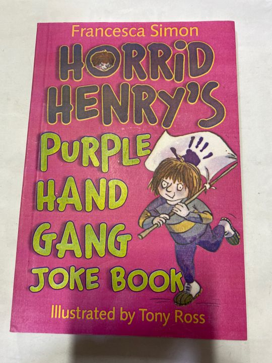 Horrid Henry purple hand gang joke book by Francesca simon