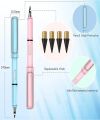pHOT DEAL NO1.5Pcs Everlasting Pencil Infinite Pencil, Infinity Pencil with Eraser, Inkless Magic Pencils Eternal with 5pcs Replacement Nibs, Portable Reusable Erasable Writing Pencil

only. 