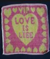 Love Handkerchief or Pocket Rumal (1 Piece) - towel.