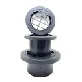 60mm / 75mm / 90mm Diesel Heater Duct Ducting Air Vent Outlet Flat Round Rotatable Connector Black For Car Truck VAN Camper.