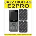 Jazz digit 4g e2 pro front nano fiber protector thick and Best quality. 