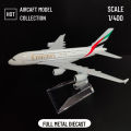 Scale 1:400 Metal Aircraft Replica Emirates Airlines A380 B777 Airplane Diecast Model Aviation Plane Collectible Toys for Boys. 