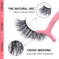7 Pairs Pack 3D Wispy Cat Eye Fake Lashes Natural Fluffy Faux Mink Full Strip Makeup Eyelashes That Look Like Extensions. 
