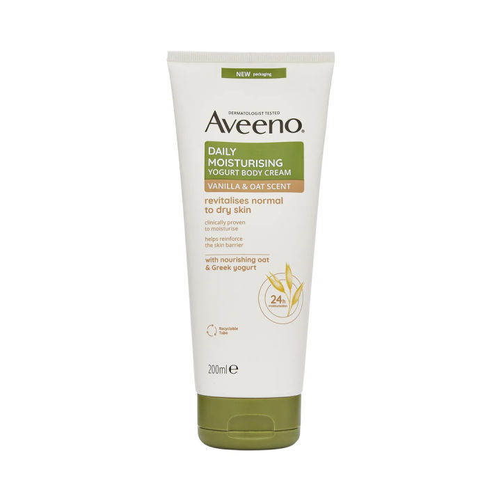 Aveeno Daily Moisturising Vanilla & Oat Body Cream

(200ml)
