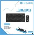 MIKUSO KB-C017 Wireless 2.4G Keyboard Mouse 78 keys Combo. 