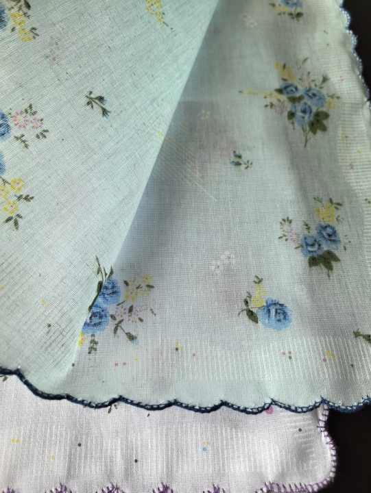 Thin%20Feel%20Cotton%20Handkerchief%20for%20Women,%20Printed%20Handkerchief,%20Retro%203PCs,%2011.6in%20-%20Image%204