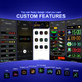 Multifunctional Bright Devil Eyes LED Light for Car Windshield Flexible Programmable Scrolling LED Display Bluetooth APP Control.