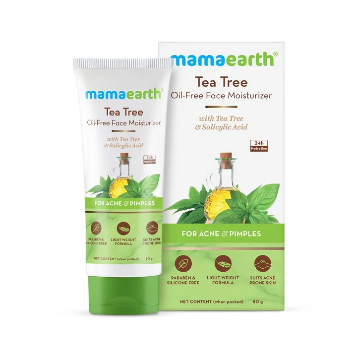 mamaearth Tea Tree Oil Free Face Moisturizer-80ml