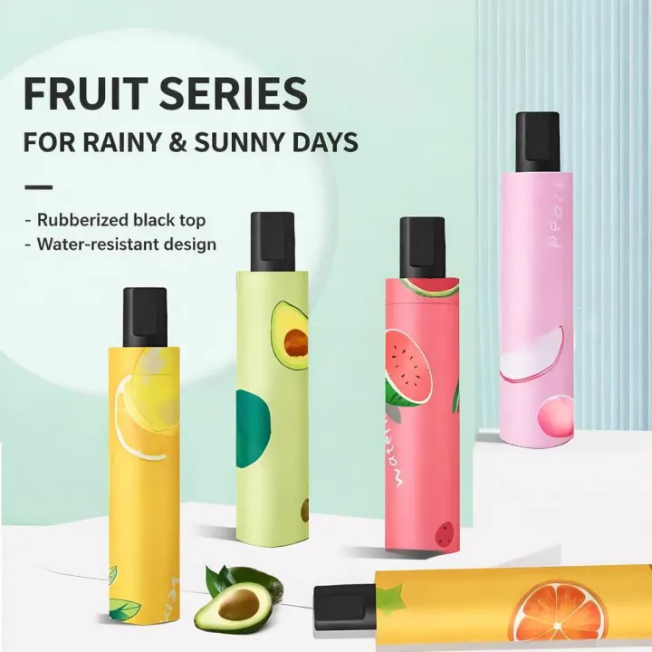 BMW%20Light%20weight%20Auto%20Open-close%20Printed%20Umbrella-%20Orange/Watermelon/Kiwi%20-%20Image%202