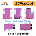 20Pcs Battery Adhesive Sticker for iPhone 14 15 16 Plus Pro Max Promax PM Battery Tape Adhesive Glue Repair Parts.