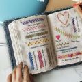 1 set of embroidery embroidery books, stitch books, DIY stitch books, embroidery sewing books, embroidery sewing books, embroide. 