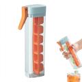 Food Grade Silicone Ice Cube Mold with One‑Press Storage Box Whiskey Ice Cube Maker for Home Bar Kitchen Tools. 