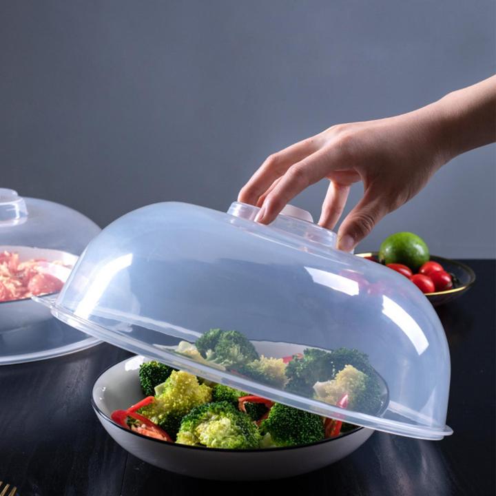 Microwave Plate Cover Guard Lid Anti-Splatter Guard Lid Splash Protection Splash Guard Cooker Lid for Restaurant Work Area Home