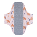 AIO Washable Cotton Printed Panty Liner Regular Flow Menstrual Pads Graphene Cloth Tampons Urinary Incontinence Sanitary Pads.
