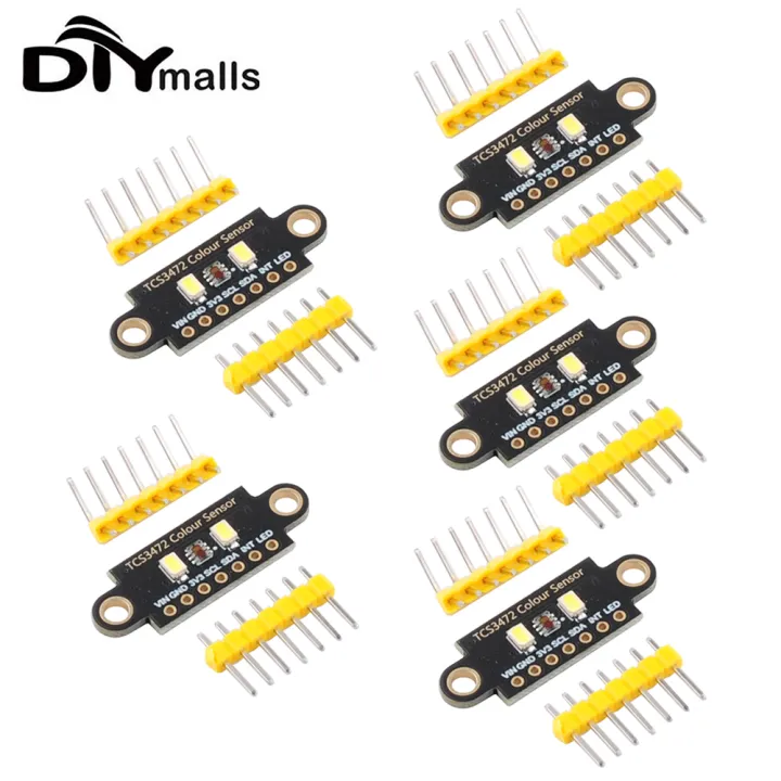 Two Color Light Sensor 5/10PCS TCS3472 Color Sensor Recognition Module RGB IIC Color Light ...