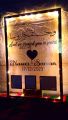 A4 acrylic Nikah thumb impression board with Lights | transparent nikah plaque with lights. |  marriage thumb board. 